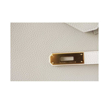 Hermes Birkin 35 Craie Togo Leather Gold Hardware