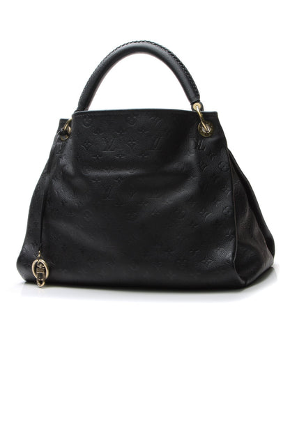 Louis Vuitton Artsy MM Monogram Empreinte Black Hobo Bag