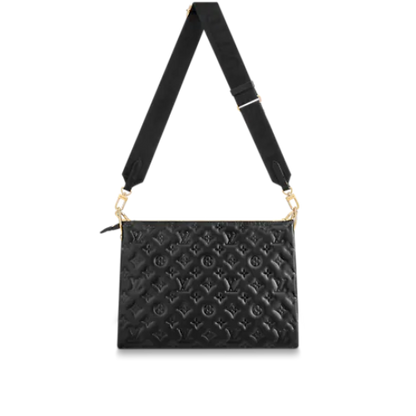 Louis Vuitton Coussin MM – Monogram-Embossed Puffy Lambskin