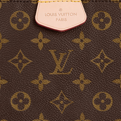 Louis Vuitton Graceful MM Monogram Beige Hobo Bag