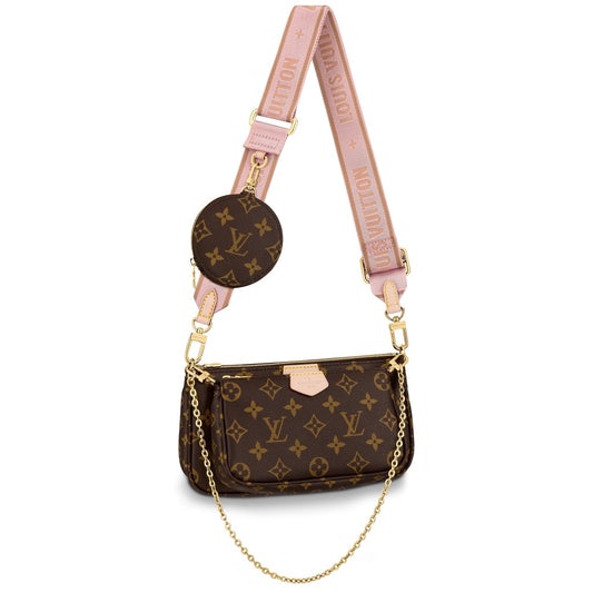 Louis Vuitton Multi Pochette Accessoires Monogram Pink