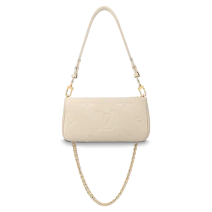 Louis Vuitton Multi Pochette Accessoires Black Cream Empreinte