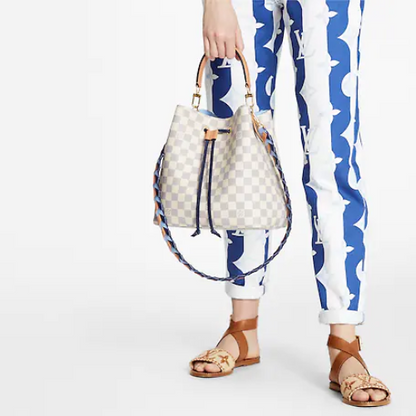 Louis Vuitton Néonoé MM Damier Azur Bucket Bag
