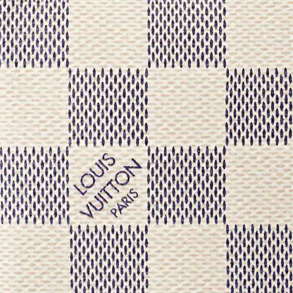 Louis Vuitton Neverfull MM Damier Azur Canvas Beige Tote