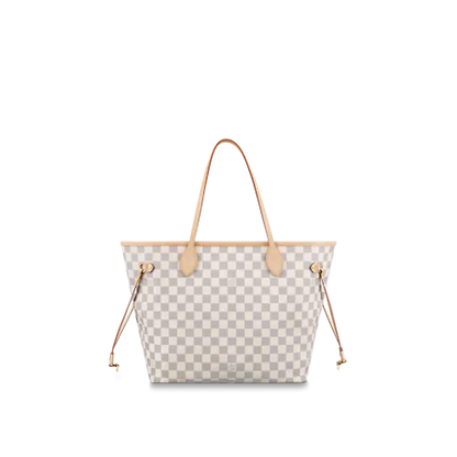 Louis Vuitton Neverfull MM Damier Azur Canvas Beige Tote
