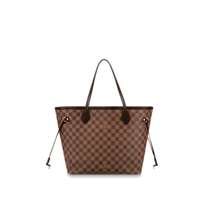 Louis Vuitton Neverfull MM Damier Ebene Rose Ballerine Tote