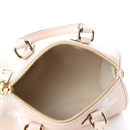 Louis Vuitton Papillon BB Monogram Empreinte Cream Saffron