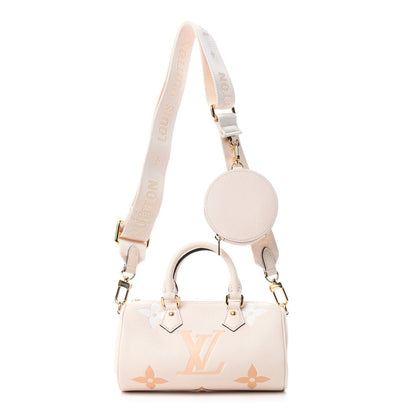 Louis Vuitton Papillon BB Monogram Empreinte Cream Saffron