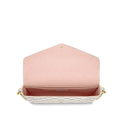 Louis Vuitton Pochette Félicie Damier Azur Bag