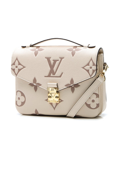 Louis Vuitton Pochette Métis Bicolor Empreinte Cream Dove