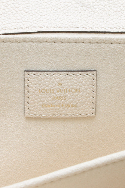 Louis Vuitton Pochette Métis Bicolor Empreinte Cream Dove