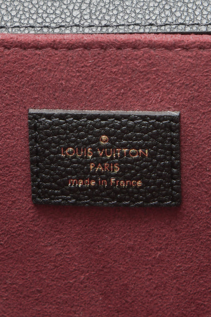 Louis Vuitton Pochette Metis Bicolor Empreinte Black Beige