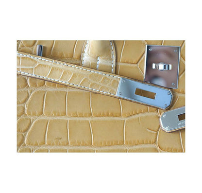 Hermès Birkin 35 Alligator Mais Bag