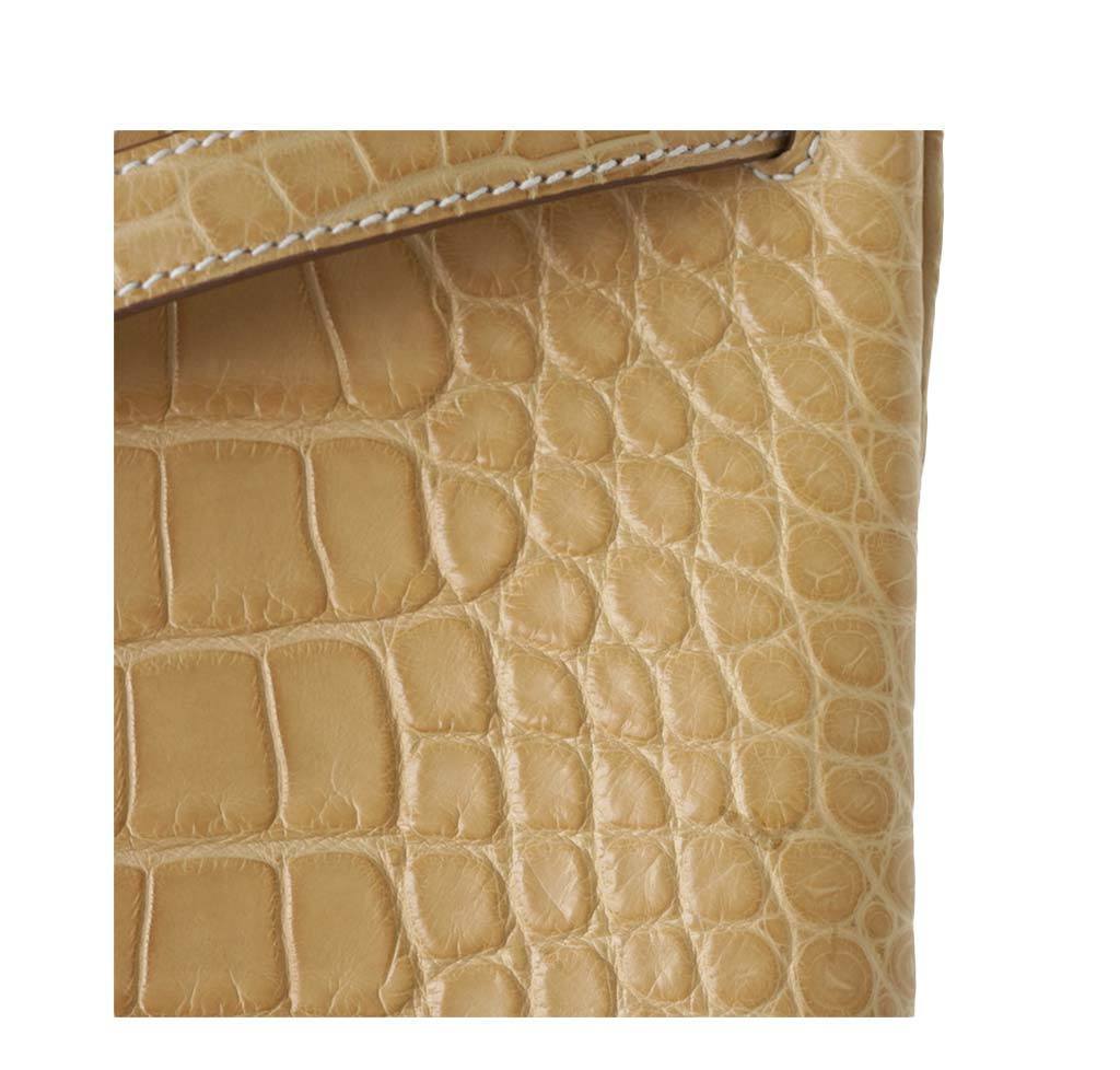 Hermès Birkin 35 Alligator Mais Bag