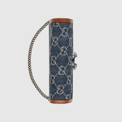 Gucci Dionysus Super Mini Denim Bag