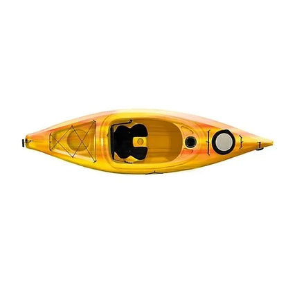 Sun Dolphin Simcoe 10.4, Sit-in Recreational Kayaks with Paddle, Tequila Sunrise