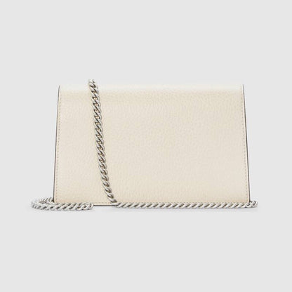 Gucci Dionysus Super Mini White Leather Bag
