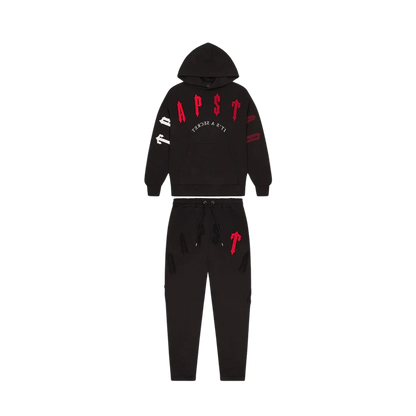 Trapstar Irongate Arch Chenille 2.0 Tracksuit - Black/Red