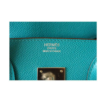 Hermes Birkin 30 Blue Paon Epsom Leather Palladium Hardware
